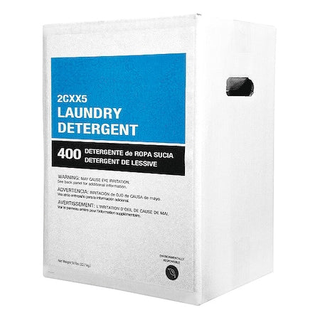 Laundry Detergent, High Efficiency (HE), Powder, Box, 50 lb, 240 Loads, Unscented