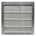Wall Backdraft Damper, Vertical Mount, 24 in Dia Fan, 27 in H x 27 in W x 6-1/4 in D, 2000 fpm