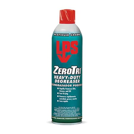 Degreaser, 15 Oz Aerosol Can, Liquid, Clear Colorless