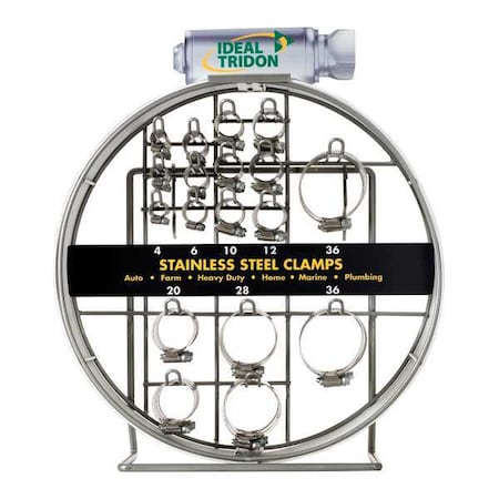 Hose Clamp Assortment, Industrial, SS