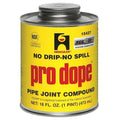 Pipe Thread Sealant 16 oz, Brush-Top Can, Pro Dope, Gray, Paste