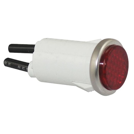 Flush Indicator Light, Red, 24V