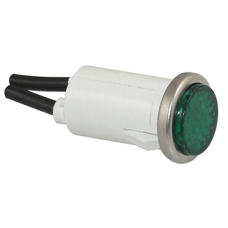 Flush Indicator Light, Green, 120V
