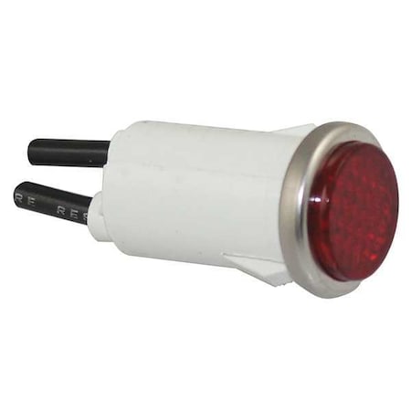Flush Indicator Light, Red, 120V