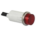 Indicator Light, Panel Mount, Raised Head. Red, 12MM