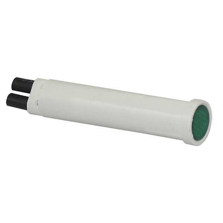 Miniature Indicator Light, Green, 120V