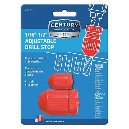 Drill Stop Collar, 1.5 in L