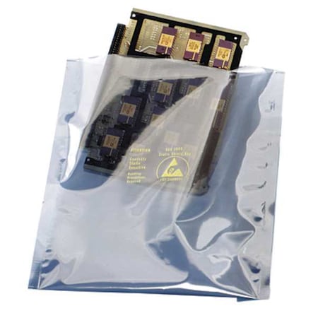 Metal-In Static Shielding Bag,18x10in,PK100