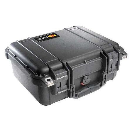 Black Protective Case, 13.37"" L x 11.62"" W x 6"" D, Weight: 5.19 lb
