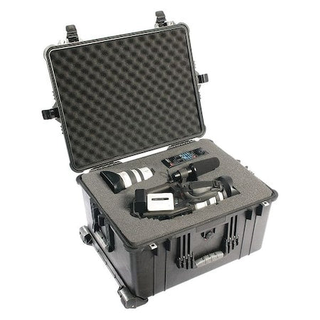 Black Protective Case, 24.76"L x 19.57"W x 13.9"D