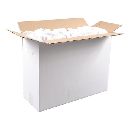 Terry Cloth Cotton Cloth Rag 25 lb. Varies Sizes, White