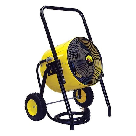 Portable Electric Salamander Heater, 9kW, 240V AC, 1 Phase, 30,717 BtuH, Non-Oscillating