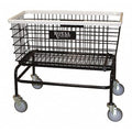 Laundry Hamper Cart, Black, 500 lb.