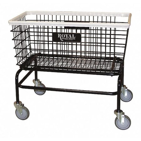 Laundry Hamper Cart, Black, 500 lb.