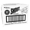 Wet Cleaning Wipes, Packet, White