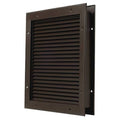 Louver, No Vision, Dk Bronze, 12 x 12