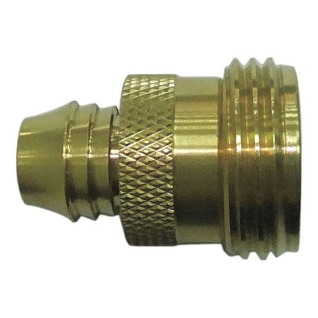 Hose Connector, Male, Brass, 100 psi