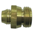 Hose Connector, Male, Brass, 100 psi