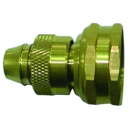 Hose Connector, Female, Brass, 100 psi