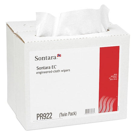 Cleaning Wipes, Dispenser Box, White