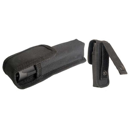 Ballistic Nylon Flashlight Holster, Black