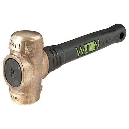 Sledge Hammer, 2-1/2 lb., 12, Rubber/Steel
