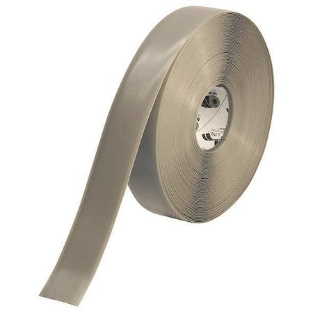 Industrial Safety Floor Marking Tape Vinyl Gray, 2" W x 100 ft. L, 50 mil Thick