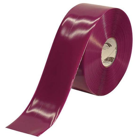 Industrial Safety Floor Marking Tape Vinyl Purple, 4" W x 100 ft. L, 50 mil Thick