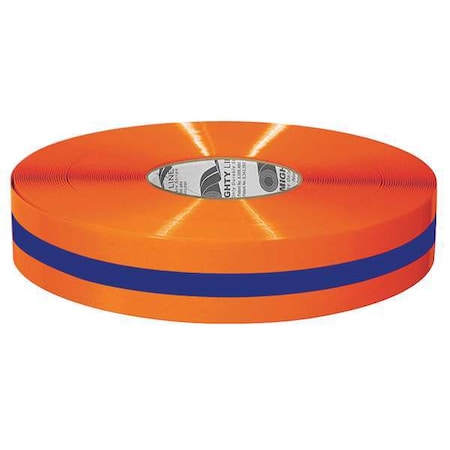 Industrial Safety Floor Marking Tape Vinyl Orange/Blue, 2" W x 100 ft. L, 50 mil Thick