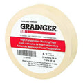 Painter's Tape, 1 in W x 60 yd L, 6.3 mil Thick, Tan, Rubber Adhesive