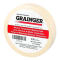 Painter's Tape, 1 in W x 60 yd L, 6.8 mil Thick, Tan, Rubber Adhesive