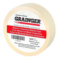Painter's Tape, 2 in W x 60 yd L, 6.8 mil Thick, Tan, Rubber Adhesive