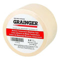 Painter's Tape, 3 in W x 60 yd L, 6.8 mil Thick, Tan, Rubber Adhesive