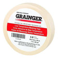 Masking Tape, 1 in W x 60 yd L, 4.8 mil Thick, Tan, Rubber Adhesive