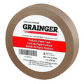 Packaging Tape, 1 in W x 60 yd L, 6.1 mil Thick, Kraft, Rubber Adhesive