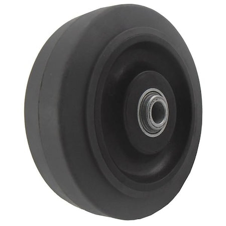 Caster Wheel, 4 in., 250 lb., 75 Shore A
