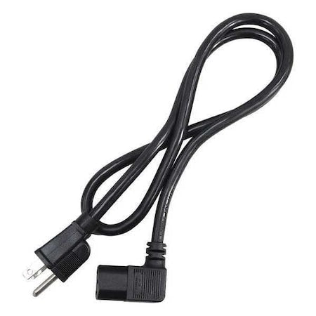 PC Power Cord, 5-15P, IEC C13, 3 ft., Blk, 10A