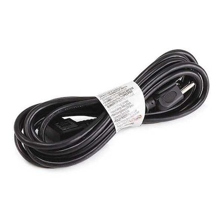 PC Power Cord, 5-15P, IEC C13, 10 ft., Blk, 10A