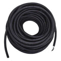 Portable Cord, SOOW, 12 AWG, 2 C, Black, Rubber, Stranded, 600V, Indoor/Outdoor, 100 ft
