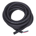 Portable Cord, SOOW, 12 AWG, 5 C, Black, Rubber, Stranded, 600V, Indoor/Outdoor, 25 ft