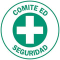 Hard Hat Emblem Labl, 2in. dia., Vinyl, PK4, 49567