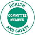 Hard Hat Emblem Labl, 2in. dia., Vinyl, PK4, 49569