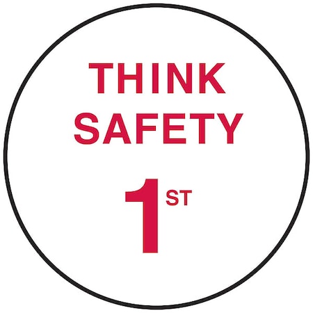 Hard Hat Emblem Labl, 2in. dia., Vinyl, PK4, 42283