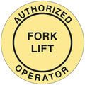 Hard Hat Emblem Labl, 2in. dia., Vinyl, PK4, 42228