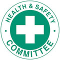 Hard Hat Emblem Labl, 2in. dia., Vinyl, PK4, 42244