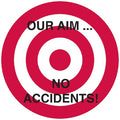 Hard Hat Emblem Labl, 2in. dia., Vinyl, PK4, 42257