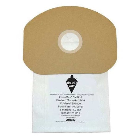 Vacuum Bag, 2-ply, Paper Bag, 10 PK