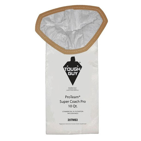 Vacuum Bag, 2-ply, Paper Bag, 10 PK