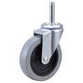 Stem Caster, 4 in Dia, Polyurethane, 150lb
