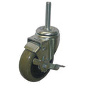 Swivel Stem Caster, Poly, 4 in., 275 lb.
